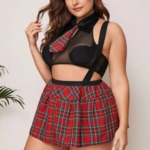 Plus Size School Girl Costume